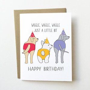 dog birthday card